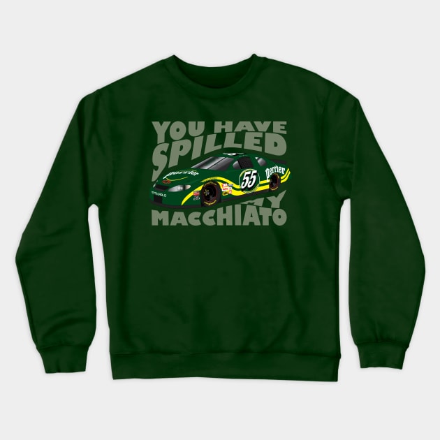 You have spilled my macchiato! Crewneck Sweatshirt by ArielAutoArt